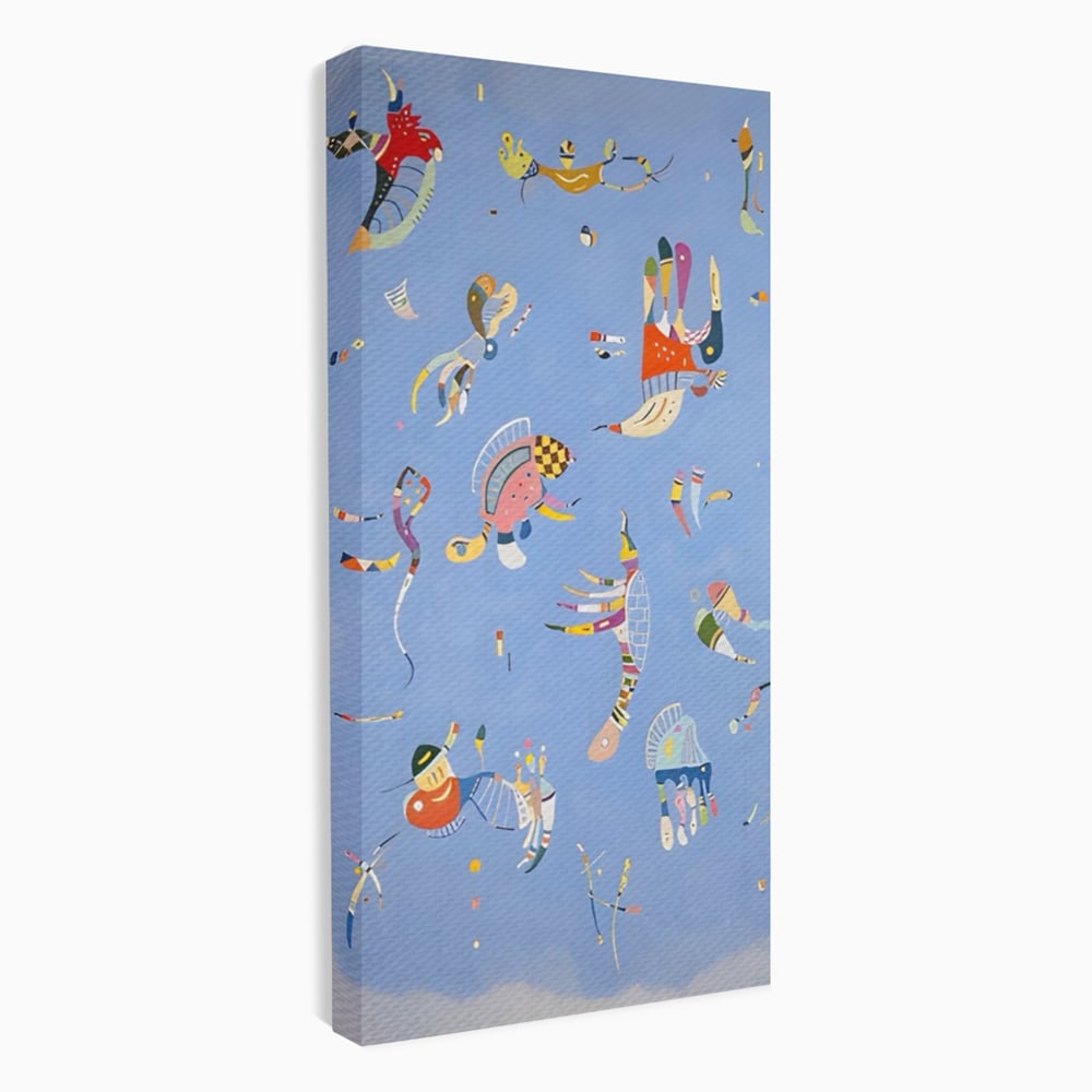 Tablou Canvas Premium LuxCanva® A1550, Marine Animals , Decorativ, Camera Copil, Animale Acvatice, Desene, Cartoon, Living, Culori Vibrante