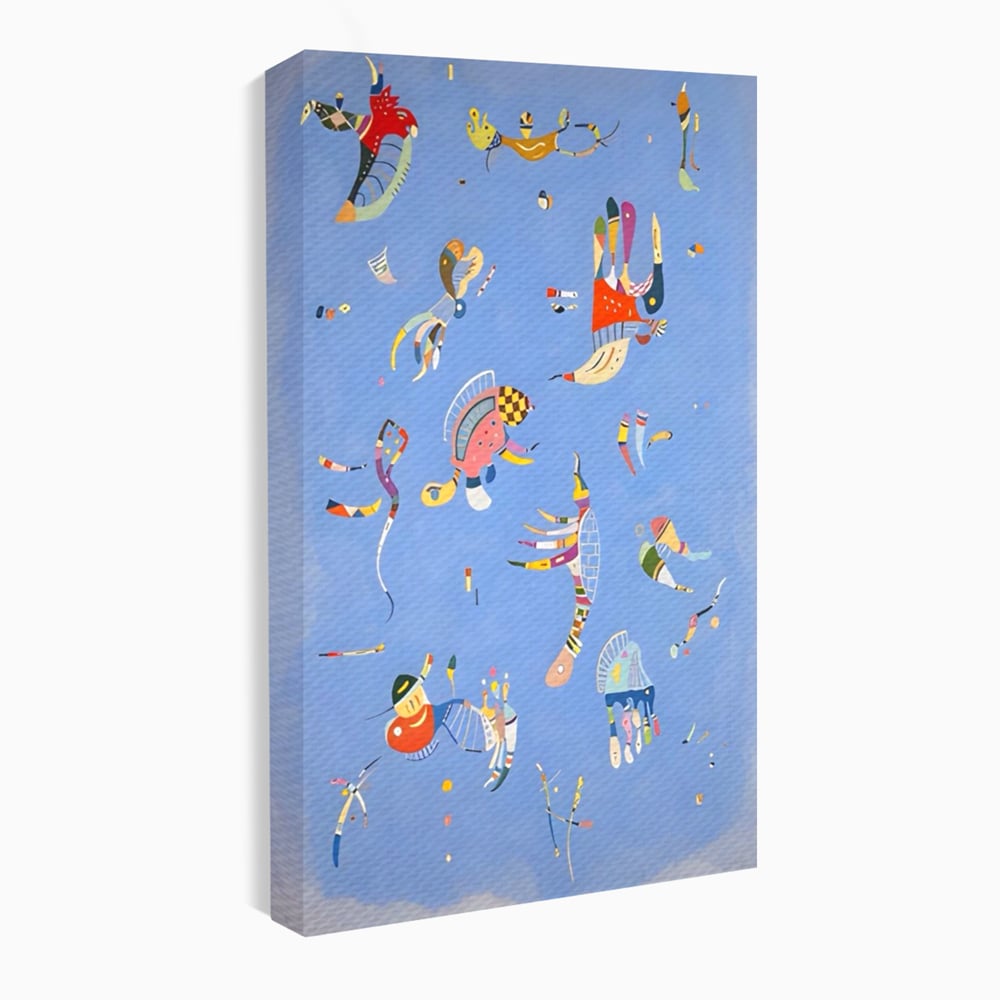 Tablou Canvas Premium LuxCanva® A1550, Marine Animals , Decorativ, Camera Copil, Animale Acvatice, Desene, Cartoon, Living, Culori Vibrante