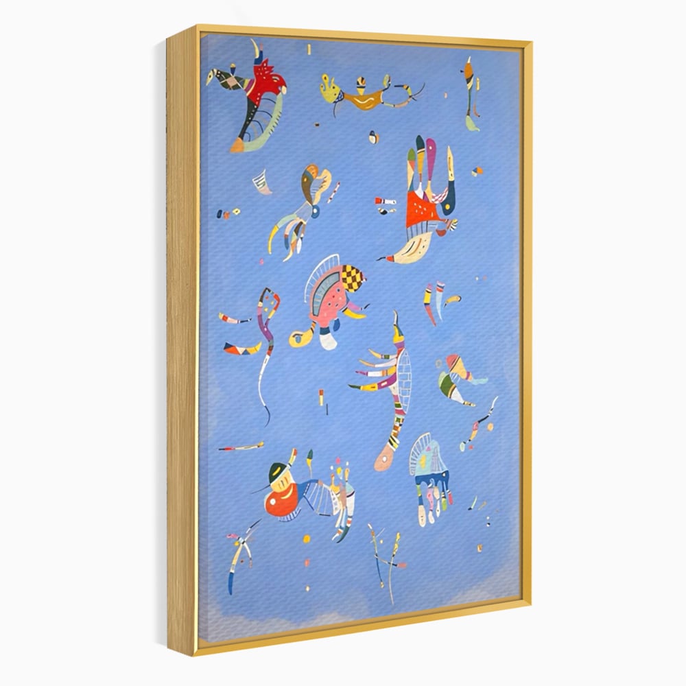 Tablou Canvas Premium LuxCanva® A1550, Marine Animals , Decorativ, Camera Copil, Animale Acvatice, Desene, Cartoon, Living, Culori Vibrante