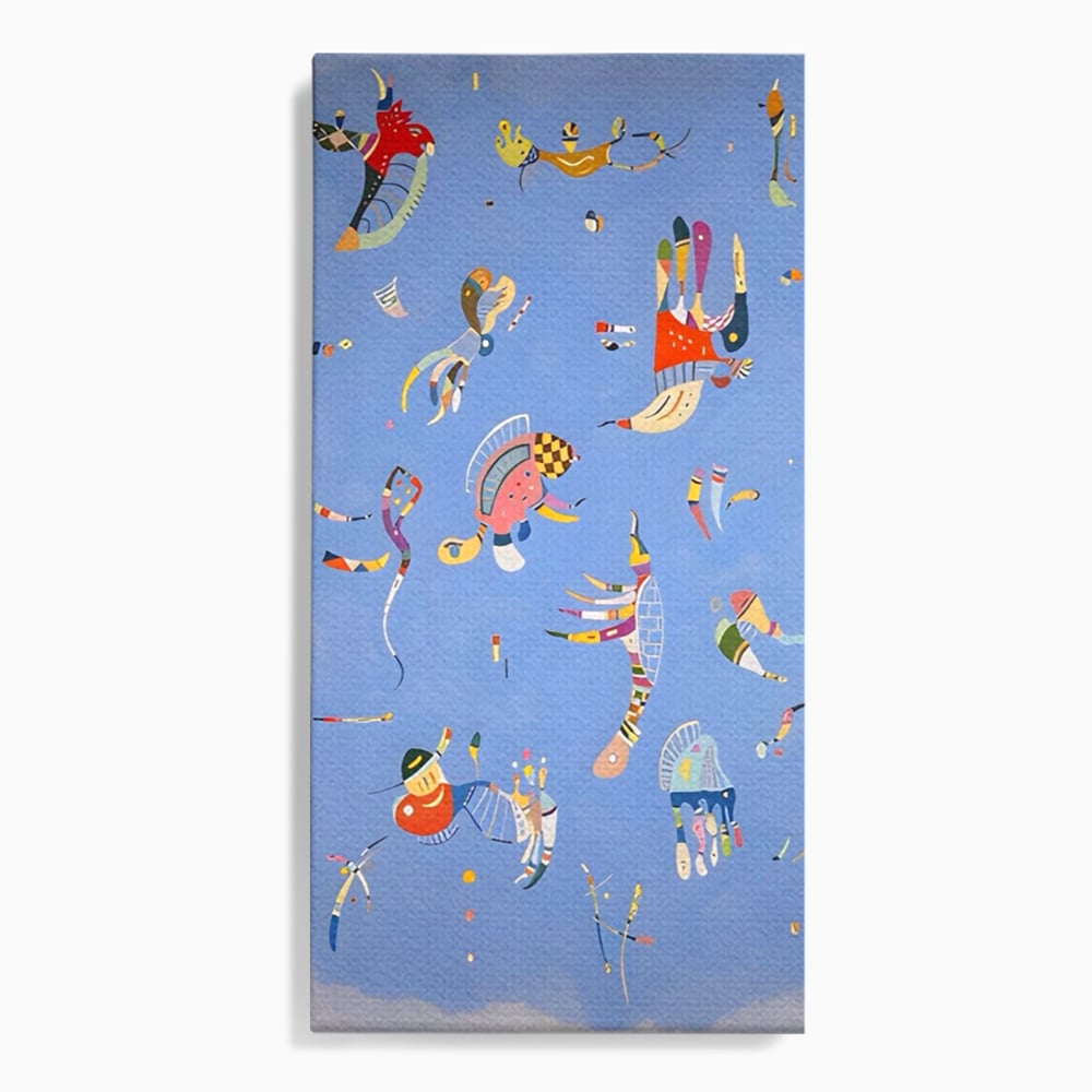 Tablou Canvas Premium LuxCanva® A1550, Marine Animals , Decorativ, Camera Copil, Animale Acvatice, Desene, Cartoon, Living, Culori Vibrante