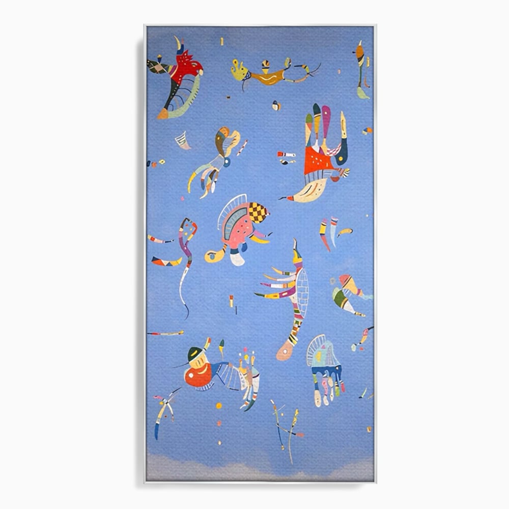 Tablou Canvas Premium LuxCanva® A1550, Marine Animals , Decorativ, Camera Copil, Animale Acvatice, Desene, Cartoon, Living, Culori Vibrante