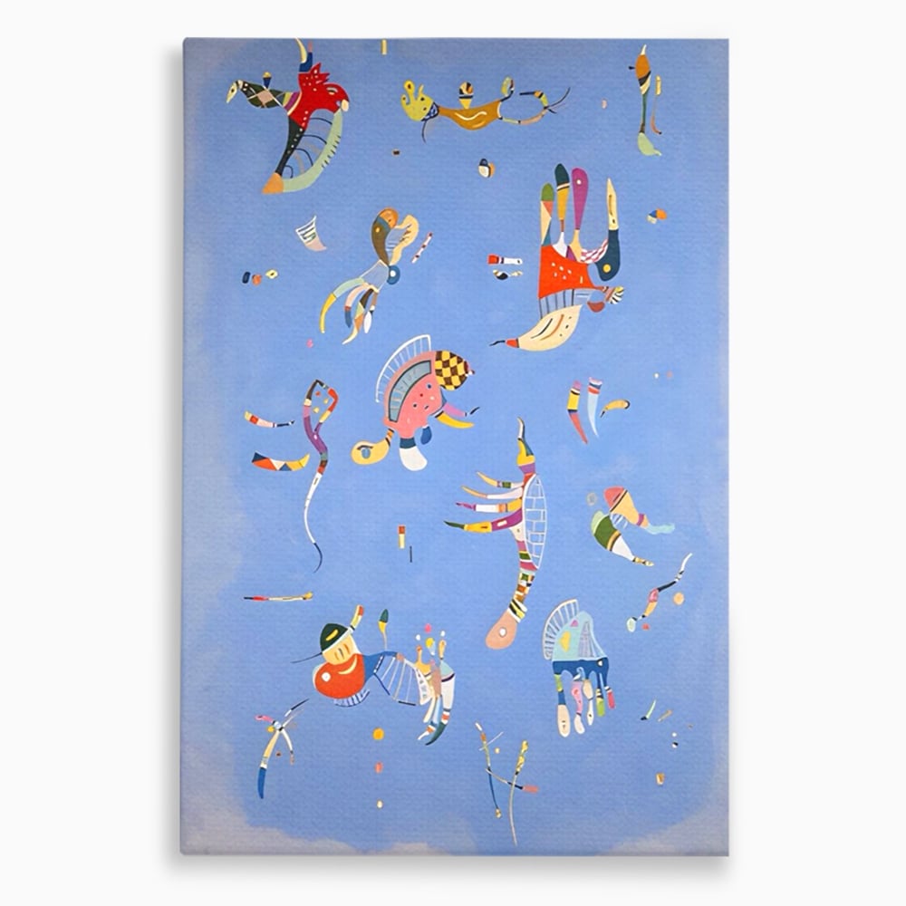 Tablou Canvas Premium LuxCanva® A1550, Marine Animals , Decorativ, Camera Copil, Animale Acvatice, Desene, Cartoon, Living, Culori Vibrante