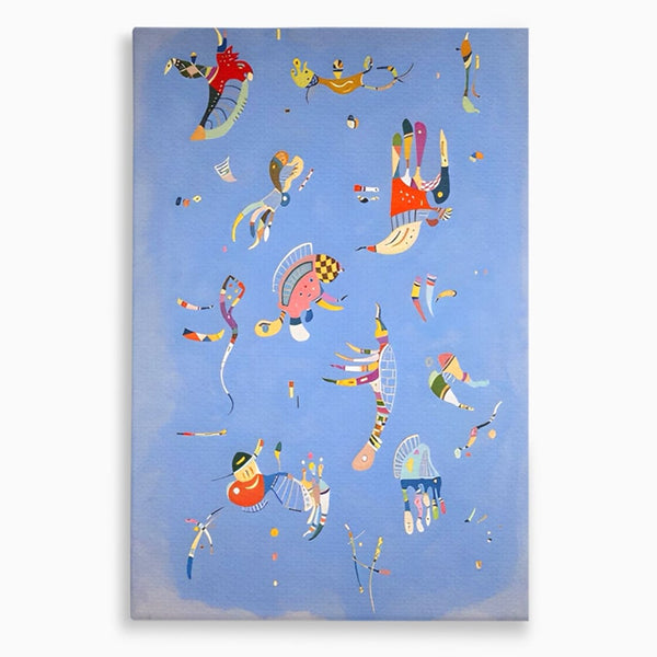 Tablou Canvas Premium LuxCanva® A1550, Marine Animals , Decorativ, Camera Copil, Animale Acvatice, Desene, Cartoon, Living, Culori Vibrante