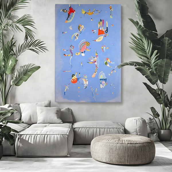 Tablou Canvas Premium LuxCanva® A1550, Marine Animals , Decorativ, Camera Copil, Animale Acvatice, Desene, Cartoon, Living, Culori Vibrante