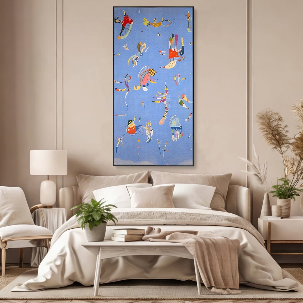 Tablou Canvas Premium LuxCanva® A1550, Marine Animals , Decorativ, Camera Copil, Animale Acvatice, Desene, Cartoon, Living, Culori Vibrante
