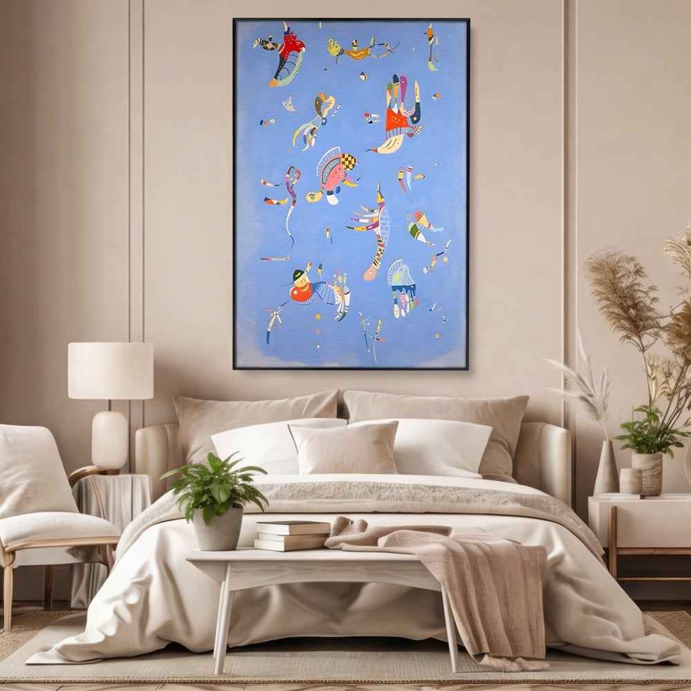 Tablou Canvas Premium LuxCanva® A1550, Marine Animals , Decorativ, Camera Copil, Animale Acvatice, Desene, Cartoon, Living, Culori Vibrante