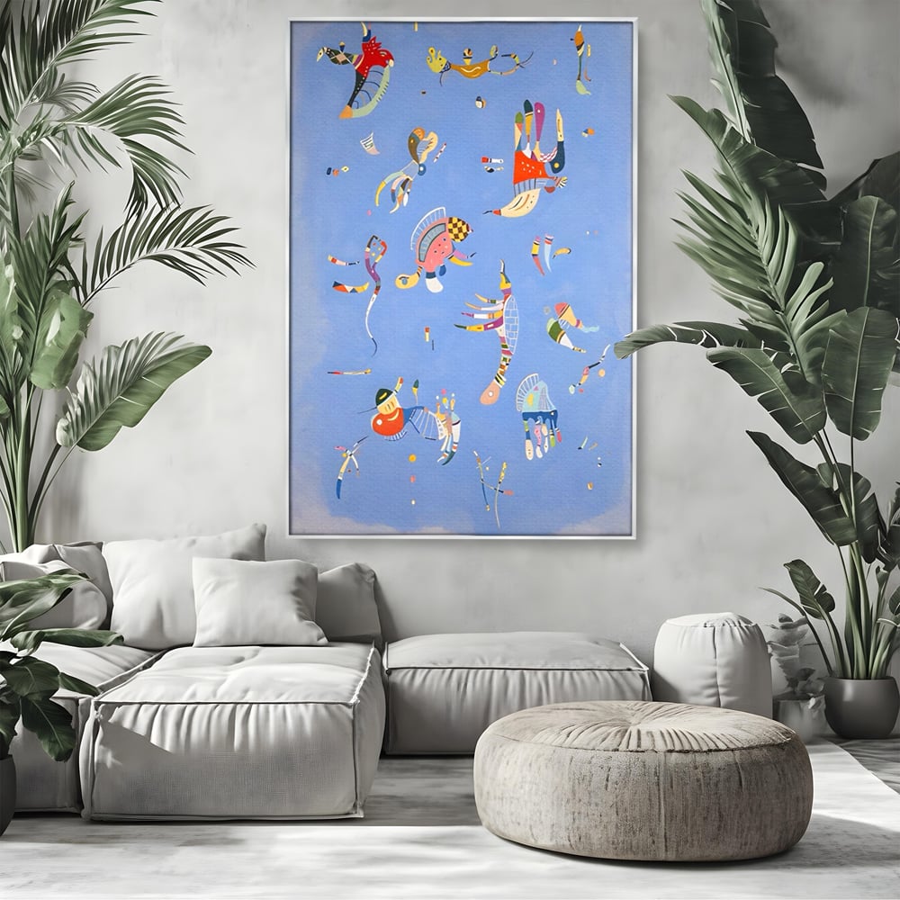 Tablou Canvas Premium LuxCanva® A1550, Marine Animals , Decorativ, Camera Copil, Animale Acvatice, Desene, Cartoon, Living, Culori Vibrante