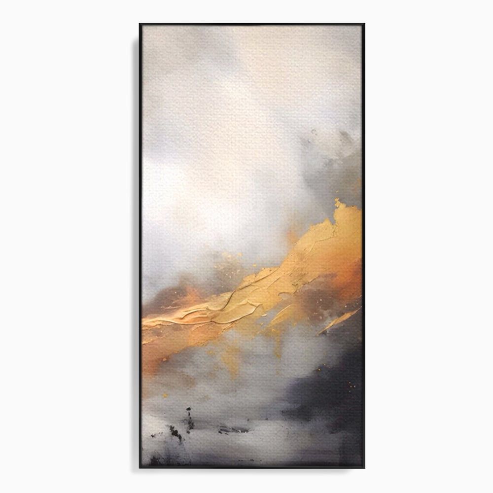 Tablou Canvas Premium LuxCanva® A1555, Pastel Auriu , Dormitor, Abstract, Divin, Decorativ, Living, Culori Vibrante