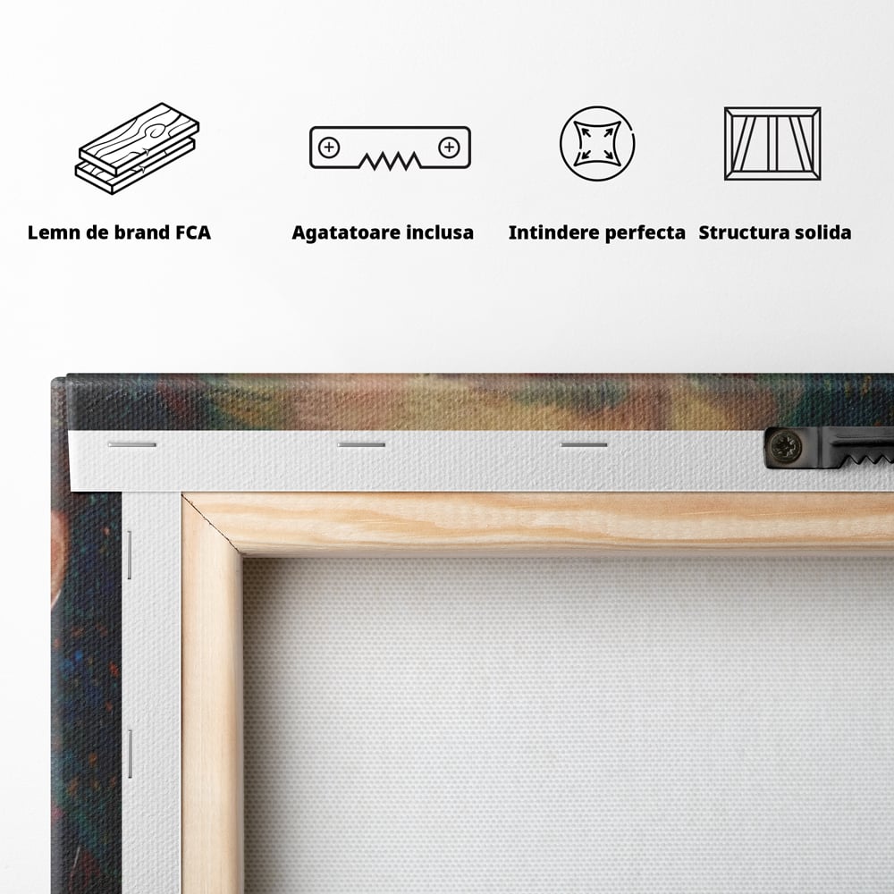 Tablou Canvas Premium LuxCanva® A1557, Autoportret , Galerie De Arta, Vincent Van Gogh, Pictor, Living, Culori Vibrante