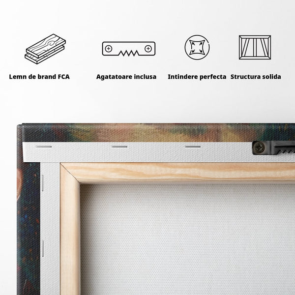 Tablou Canvas Premium LuxCanva® A1557, Autoportret , Galerie De Arta, Vincent Van Gogh, Pictor, Living, Culori Vibrante