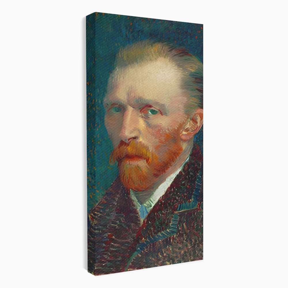 Tablou Canvas Premium LuxCanva® A1557, Autoportret , Galerie De Arta, Vincent Van Gogh, Pictor, Living, Culori Vibrante
