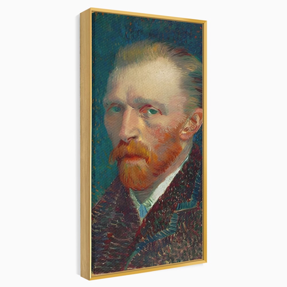 Tablou Canvas Premium LuxCanva® A1557, Autoportret , Galerie De Arta, Vincent Van Gogh, Pictor, Living, Culori Vibrante