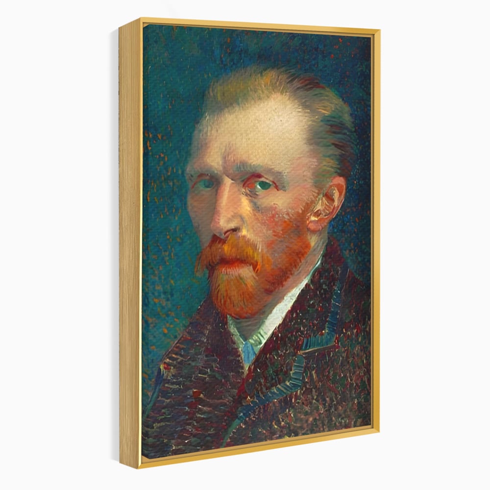 Tablou Canvas Premium LuxCanva® A1557, Autoportret , Galerie De Arta, Vincent Van Gogh, Pictor, Living, Culori Vibrante
