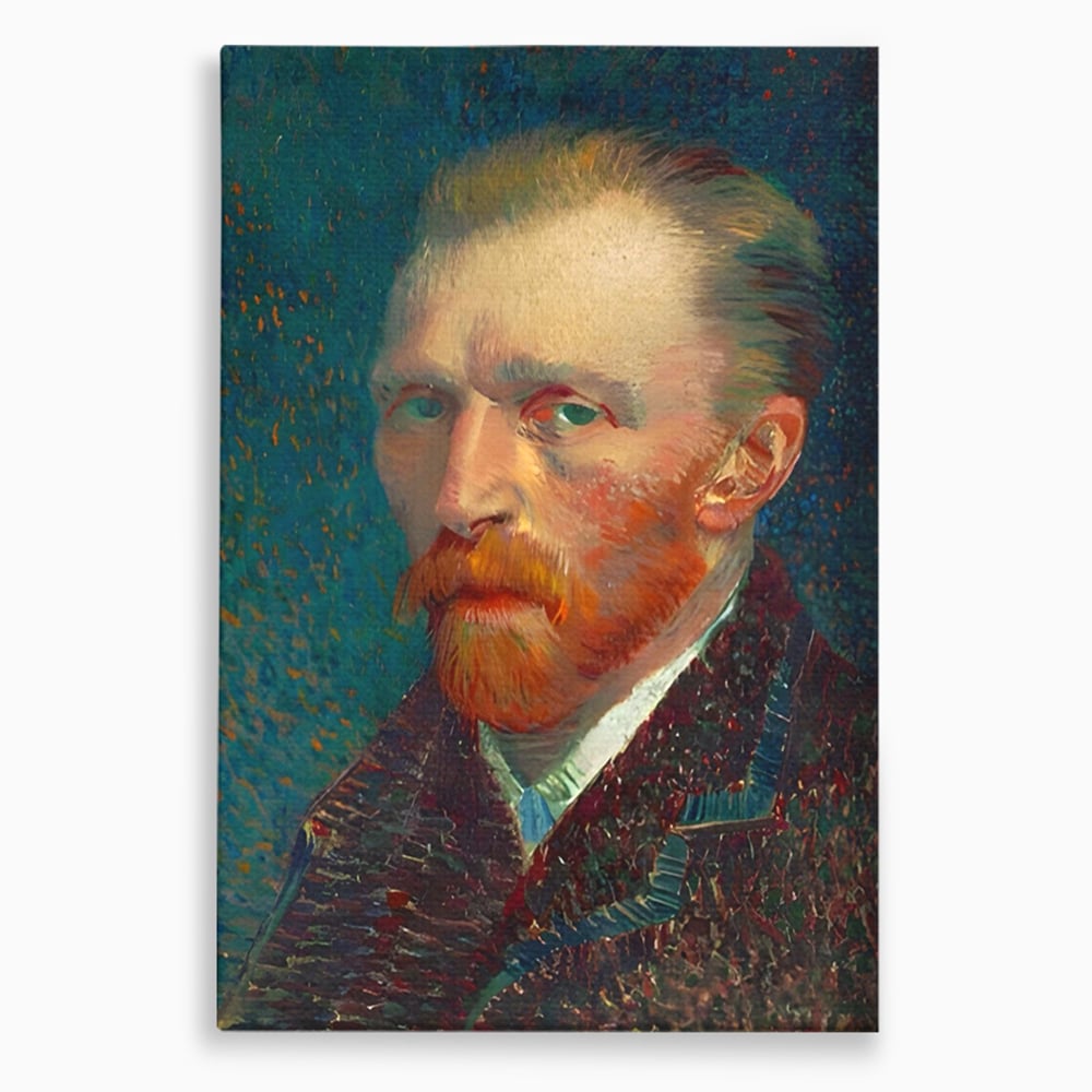 Tablou Canvas Premium LuxCanva® A1557, Autoportret , Galerie De Arta, Vincent Van Gogh, Pictor, Living, Culori Vibrante