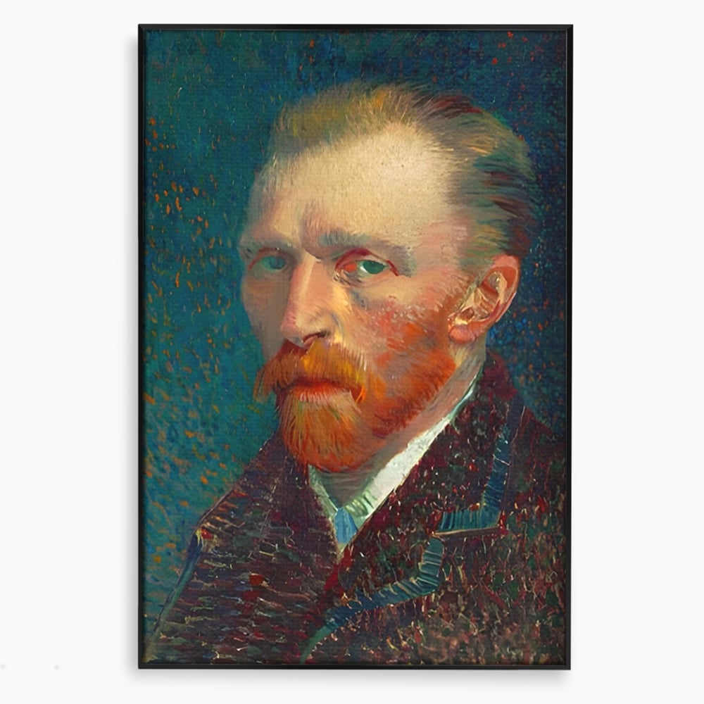 Tablou Canvas Premium LuxCanva® A1557, Autoportret , Galerie De Arta, Vincent Van Gogh, Pictor, Living, Culori Vibrante