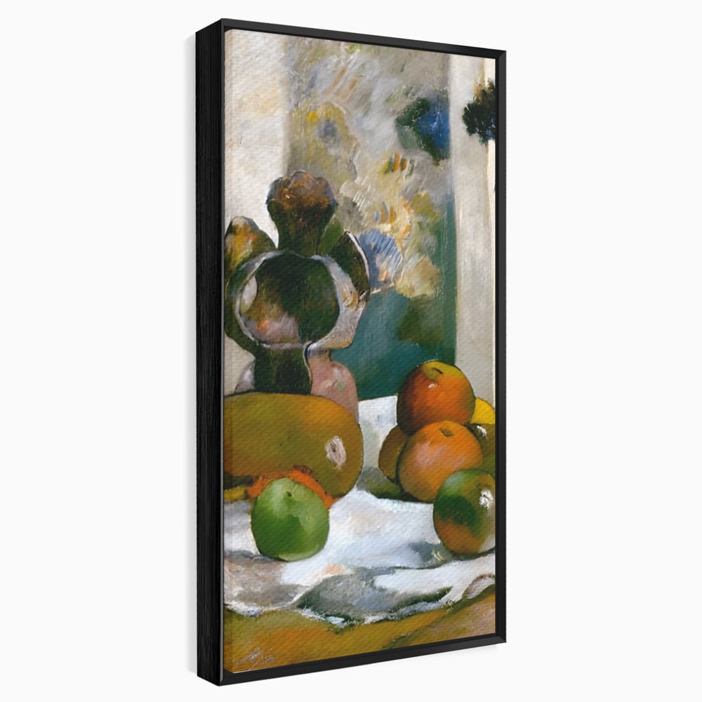 Leinwandbilder Premium Leinwandbilder LuxCanva® A1558, Stillleben mit Laval's Profil , Kunstgalerie, Paul Gauguin, Maler, Abenteurer, Genie, Leben, Lebendige Farben