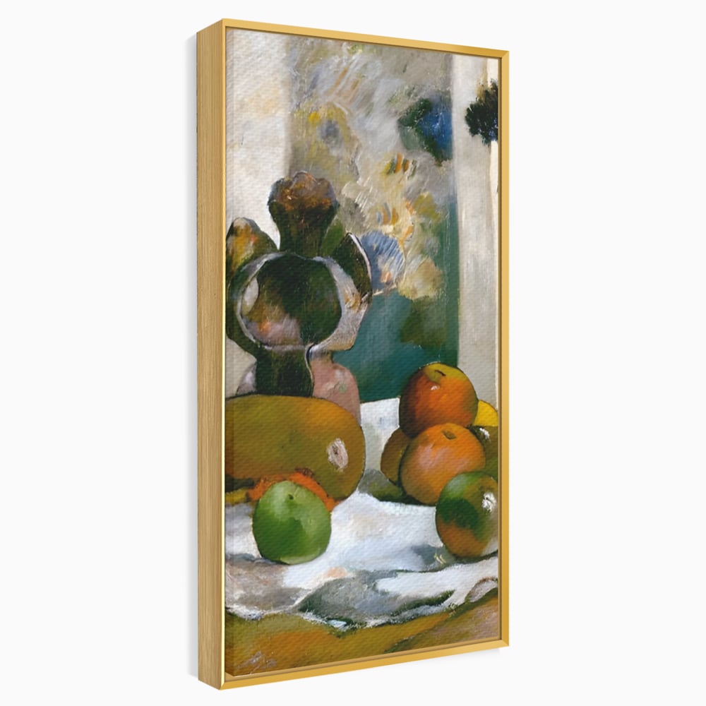 Leinwandbilder Premium Leinwandbilder LuxCanva® A1558, Stillleben mit Laval's Profil , Kunstgalerie, Paul Gauguin, Maler, Abenteurer, Genie, Leben, Lebendige Farben