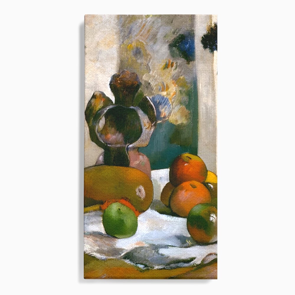 Leinwandbilder Premium Leinwandbilder LuxCanva® A1558, Stillleben mit Laval's Profil , Kunstgalerie, Paul Gauguin, Maler, Abenteurer, Genie, Leben, Lebendige Farben