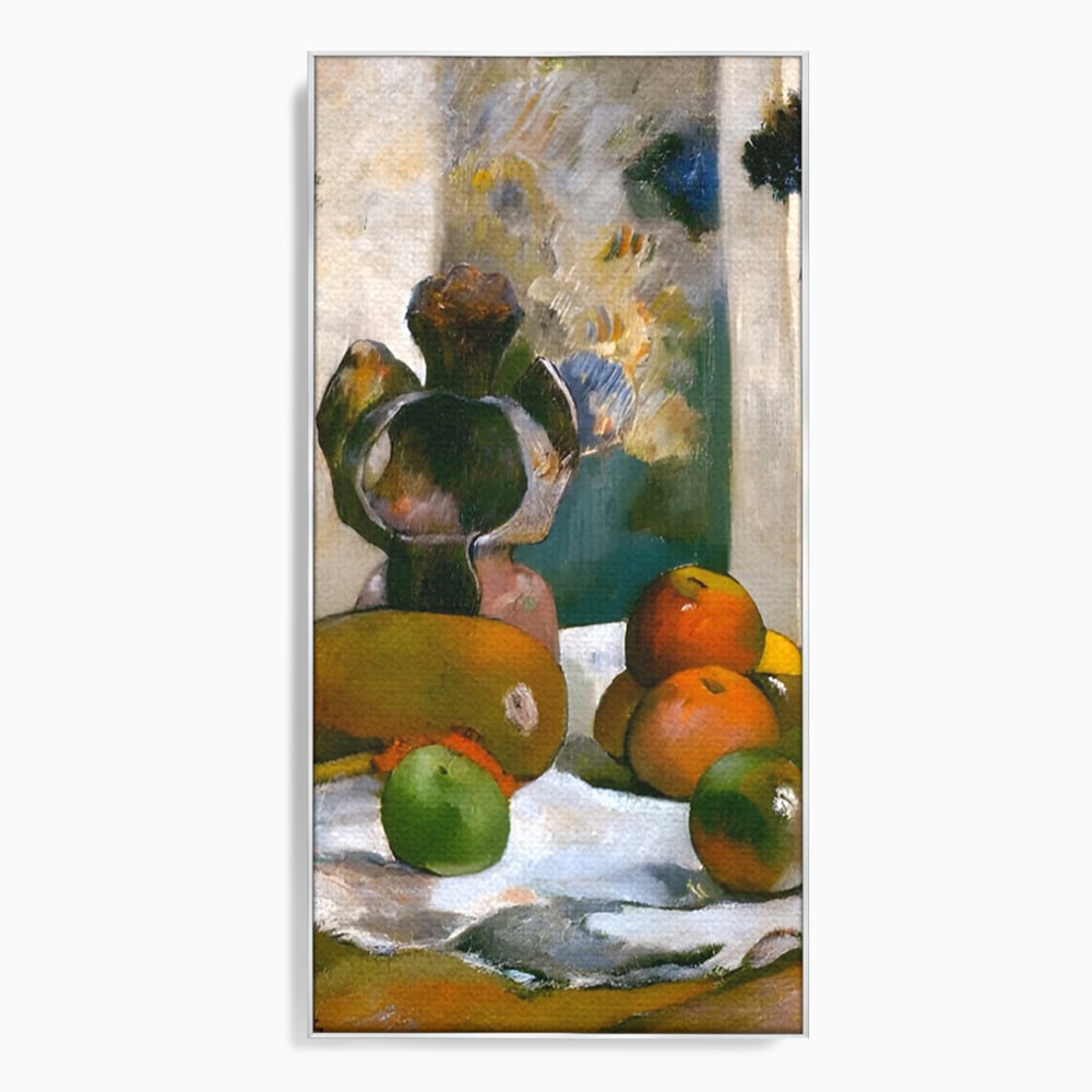 Leinwandbilder Premium Leinwandbilder LuxCanva® A1558, Stillleben mit Laval's Profil , Kunstgalerie, Paul Gauguin, Maler, Abenteurer, Genie, Leben, Lebendige Farben