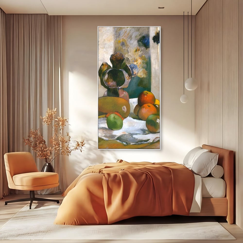 Leinwandbilder Premium Leinwandbilder LuxCanva® A1558, Stillleben mit Laval's Profil , Kunstgalerie, Paul Gauguin, Maler, Abenteurer, Genie, Leben, Lebendige Farben