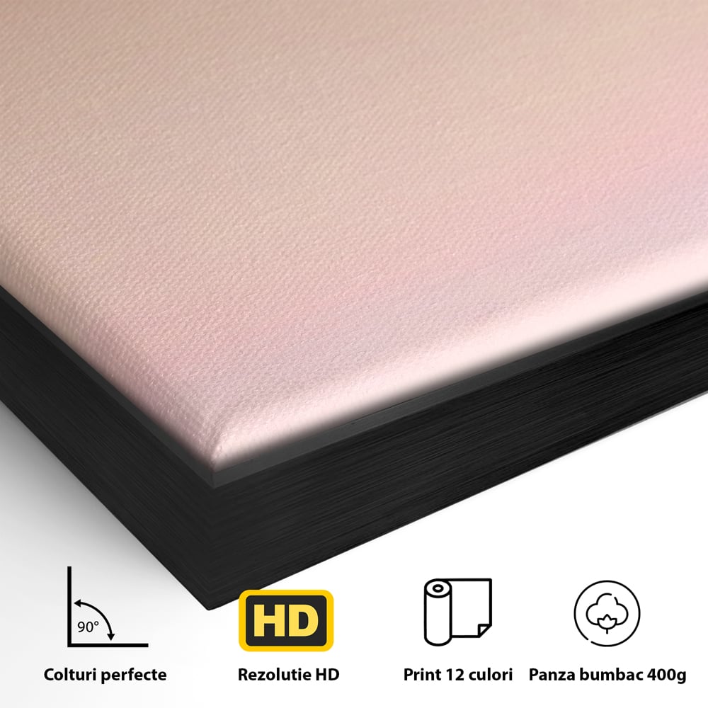 Tablou Canvas Premium LuxCanva® A1565, Undeva In Larg ,  Dormitor, Decorativ, Barca Cu Vele, Mare, Rasarit, Living, Culori Vibrante