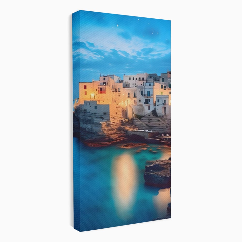Tablou Canvas Premium LuxCanva® A1571, Vis La Malul Marii ,  Room, Cladiri, Arhitectura, Tarm, Living, Culori Vibrante