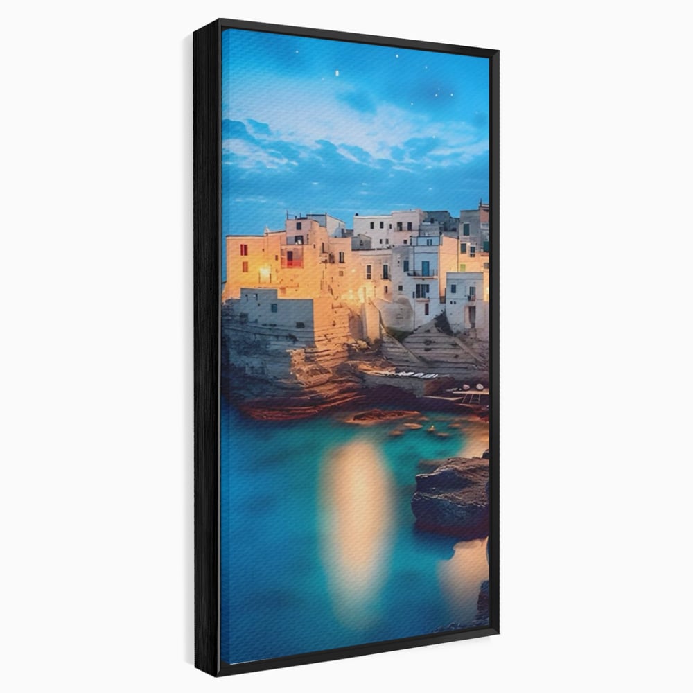 Tablou Canvas Premium LuxCanva® A1571, Vis La Malul Marii ,  Room, Cladiri, Arhitectura, Tarm, Living, Culori Vibrante