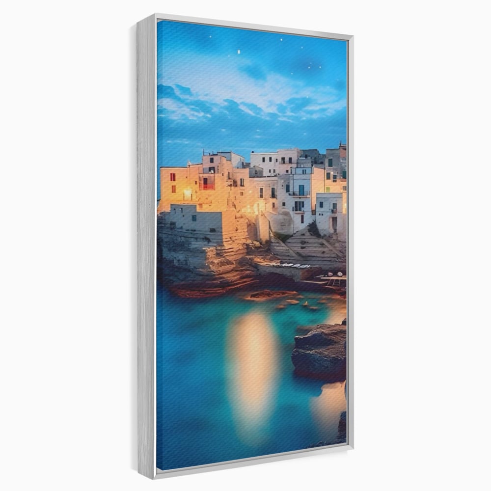 Tablou Canvas Premium LuxCanva® A1571, Vis La Malul Marii ,  Room, Cladiri, Arhitectura, Tarm, Living, Culori Vibrante