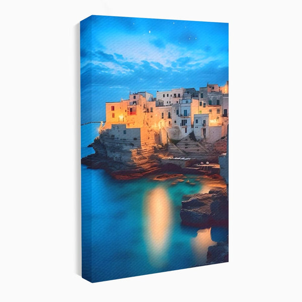 Tablou Canvas Premium LuxCanva® A1571, Vis La Malul Marii ,  Room, Cladiri, Arhitectura, Tarm, Living, Culori Vibrante