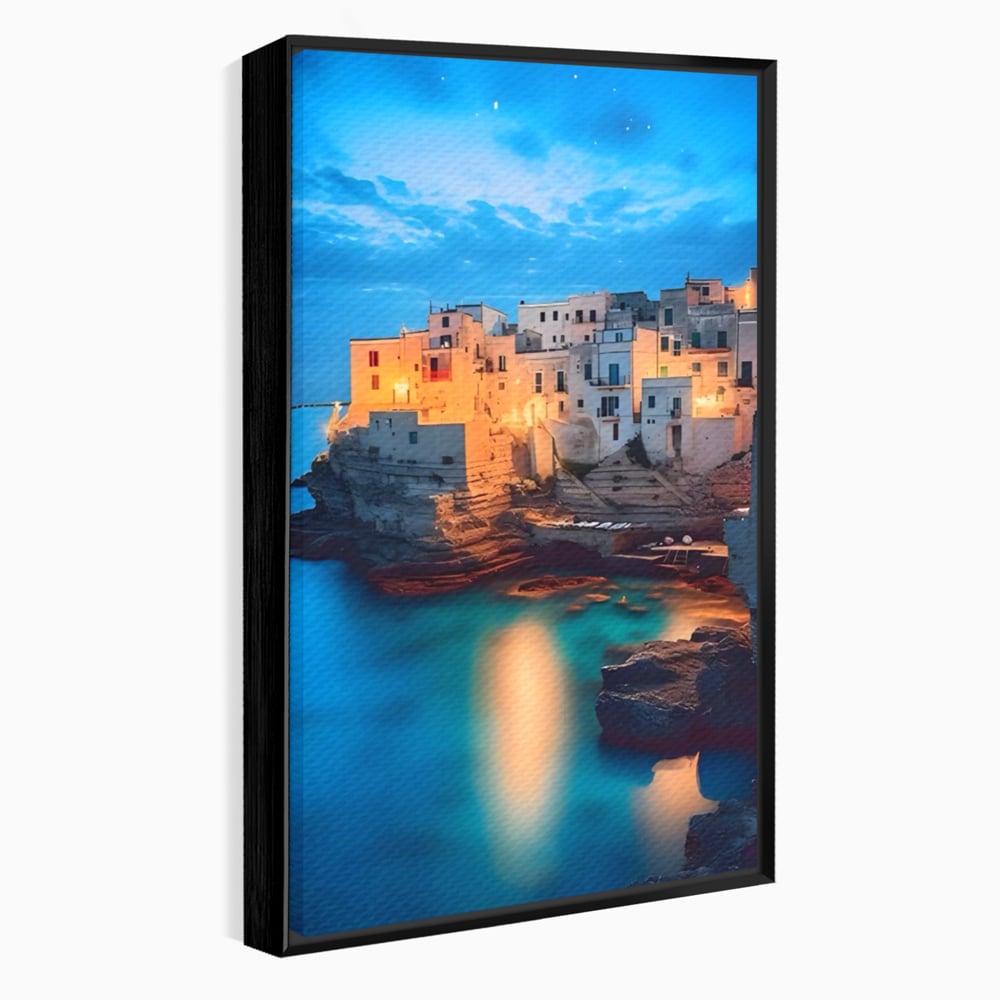 Tablou Canvas Premium LuxCanva® A1571, Vis La Malul Marii ,  Room, Cladiri, Arhitectura, Tarm, Living, Culori Vibrante