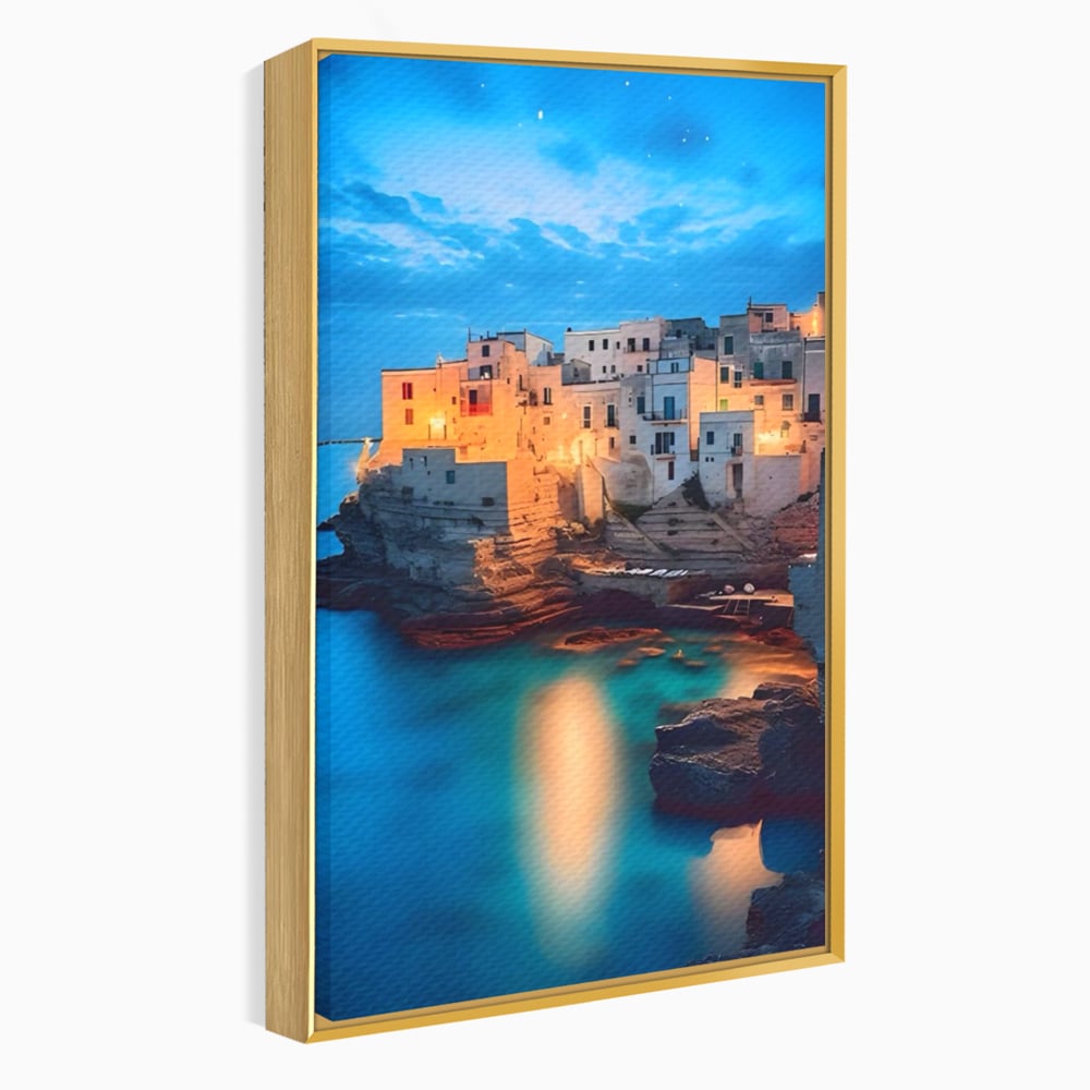 Tablou Canvas Premium LuxCanva® A1571, Vis La Malul Marii ,  Room, Cladiri, Arhitectura, Tarm, Living, Culori Vibrante