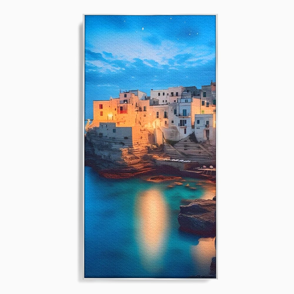 Tablou Canvas Premium LuxCanva® A1571, Vis La Malul Marii ,  Room, Cladiri, Arhitectura, Tarm, Living, Culori Vibrante