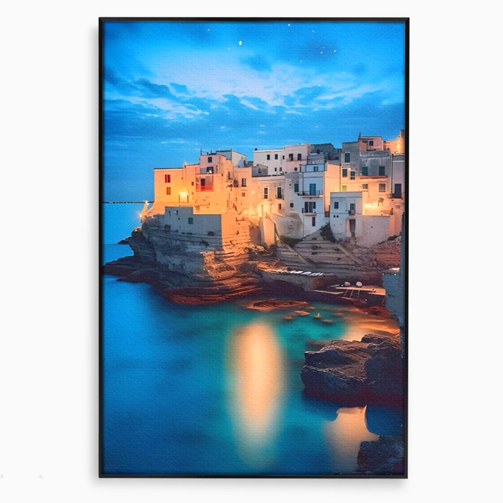 Tablou Canvas Premium LuxCanva® A1571, Vis La Malul Marii ,  Room, Cladiri, Arhitectura, Tarm, Living, Culori Vibrante