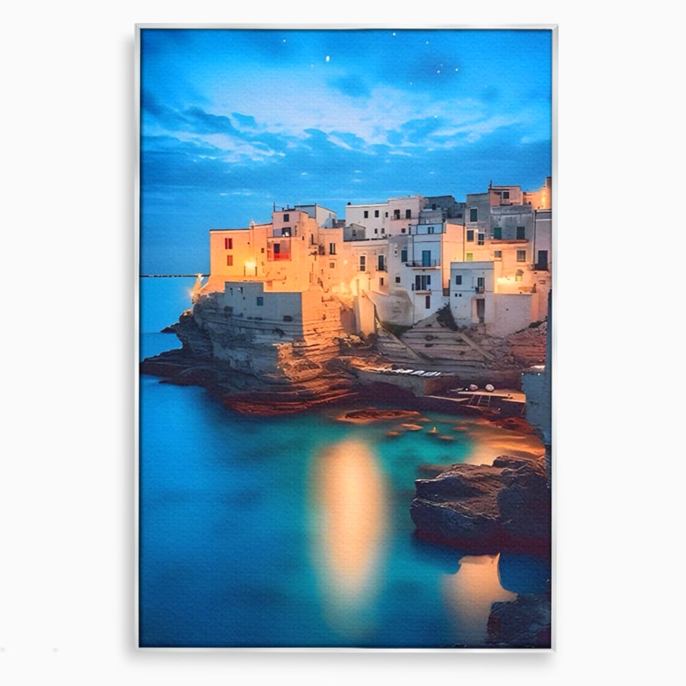 Tablou Canvas Premium LuxCanva® A1571, Vis La Malul Marii ,  Room, Cladiri, Arhitectura, Tarm, Living, Culori Vibrante