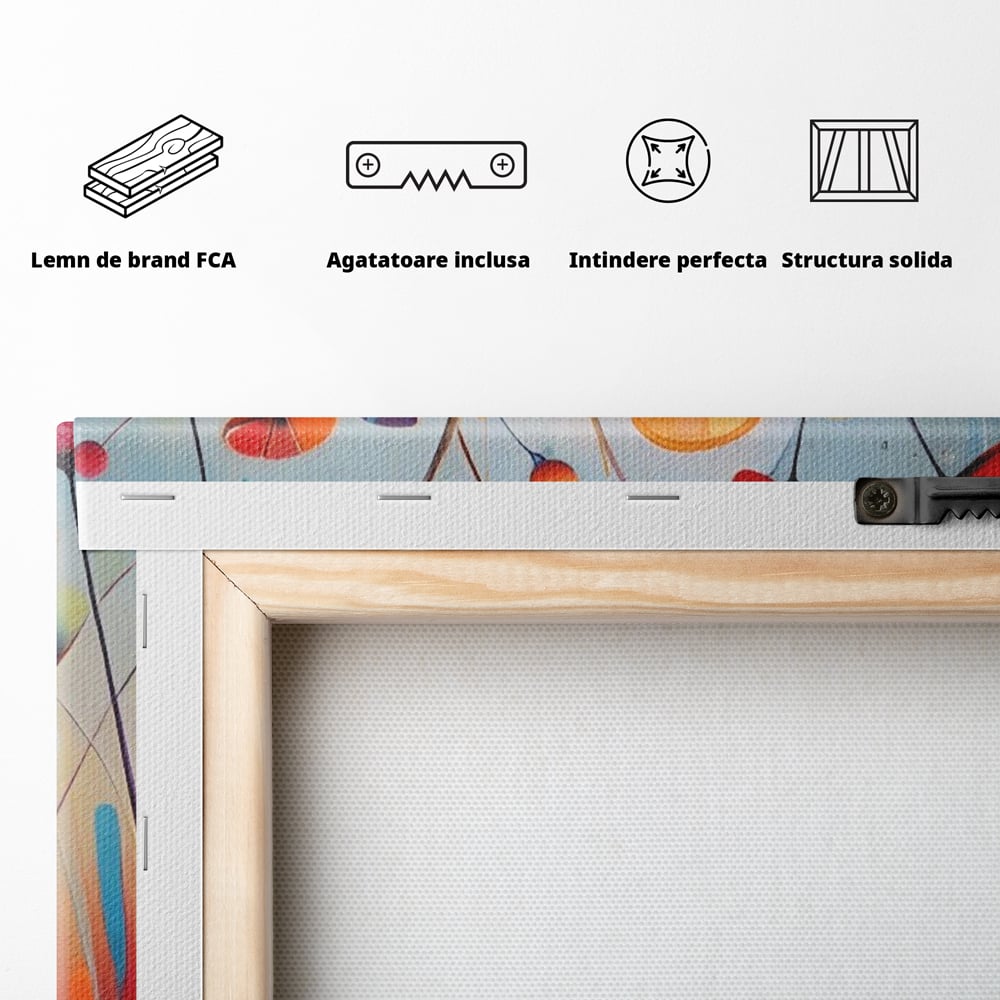Leinwandbilder Premium LuxCanva® A1575, Floral Sounds , Wohnen, Blumen, Gänseblümchen, Gänseblümchen, Natur, Zimmer, Lebendige Farben