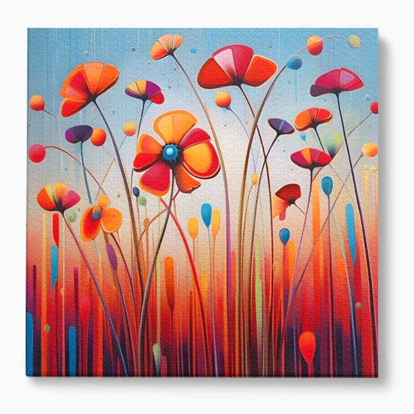 Leinwandbilder Premium LuxCanva® A1575, Floral Sounds , Wohnen, Blumen, Gänseblümchen, Gänseblümchen, Natur, Zimmer, Lebendige Farben
