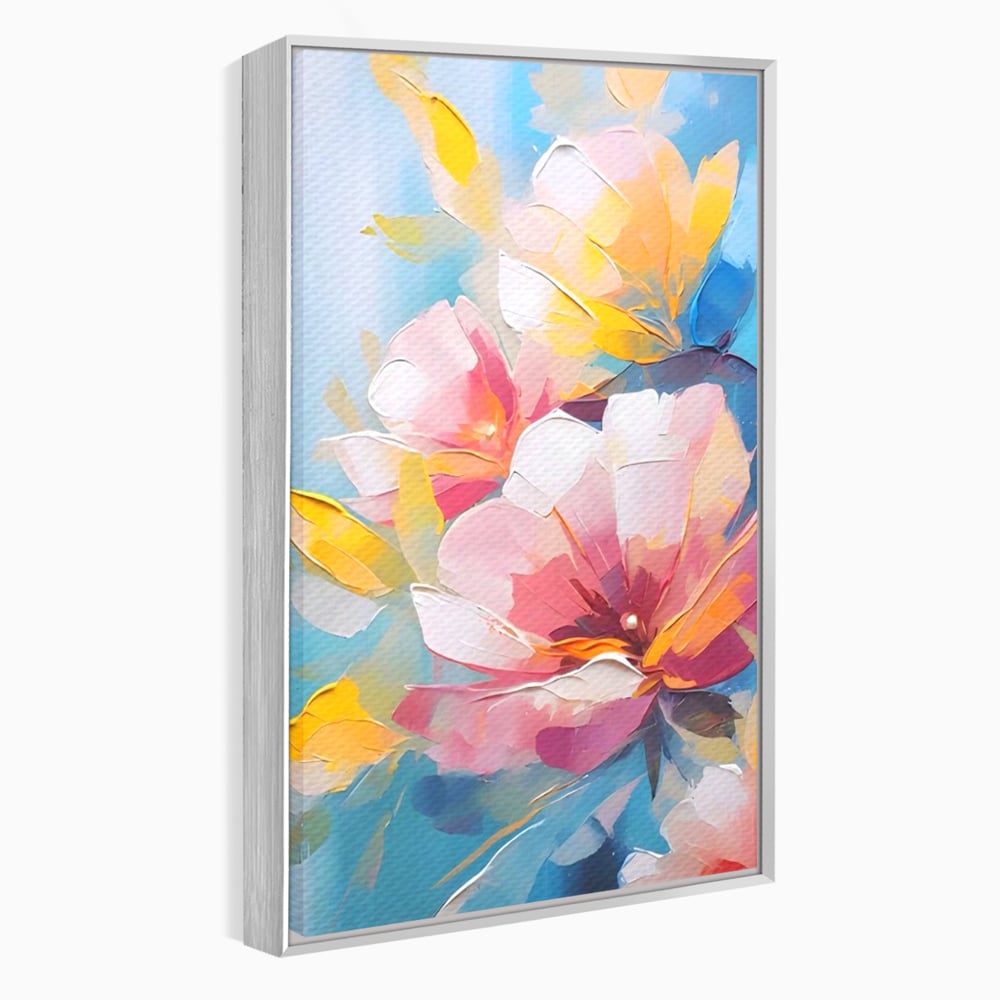 Tablou Canvas Premium LuxCanva® A1578, Cherry Flowers . Dormitor, Buchet, Colorat, Decorativ, Living, Culori Vibrante