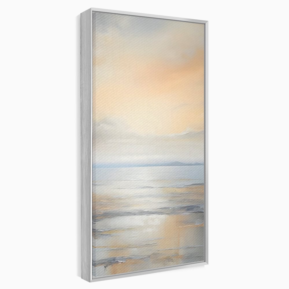Tablou Canvas Premium LuxCanva® A1580, Vibratia Valurilor , Dormitor, Mare, Plaja, Nisip, Decorativ, Living, Culori Vibrante