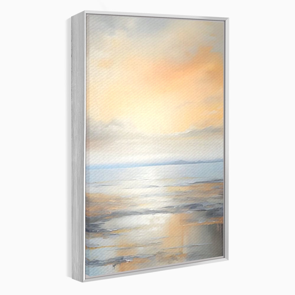 Tablou Canvas Premium LuxCanva® A1580, Vibratia Valurilor , Dormitor, Mare, Plaja, Nisip, Decorativ, Living, Culori Vibrante