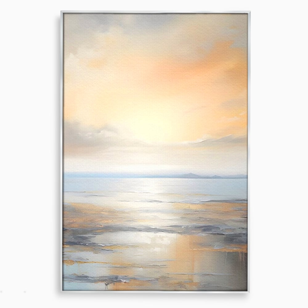 Tablou Canvas Premium LuxCanva® A1580, Vibratia Valurilor , Dormitor, Mare, Plaja, Nisip, Decorativ, Living, Culori Vibrante