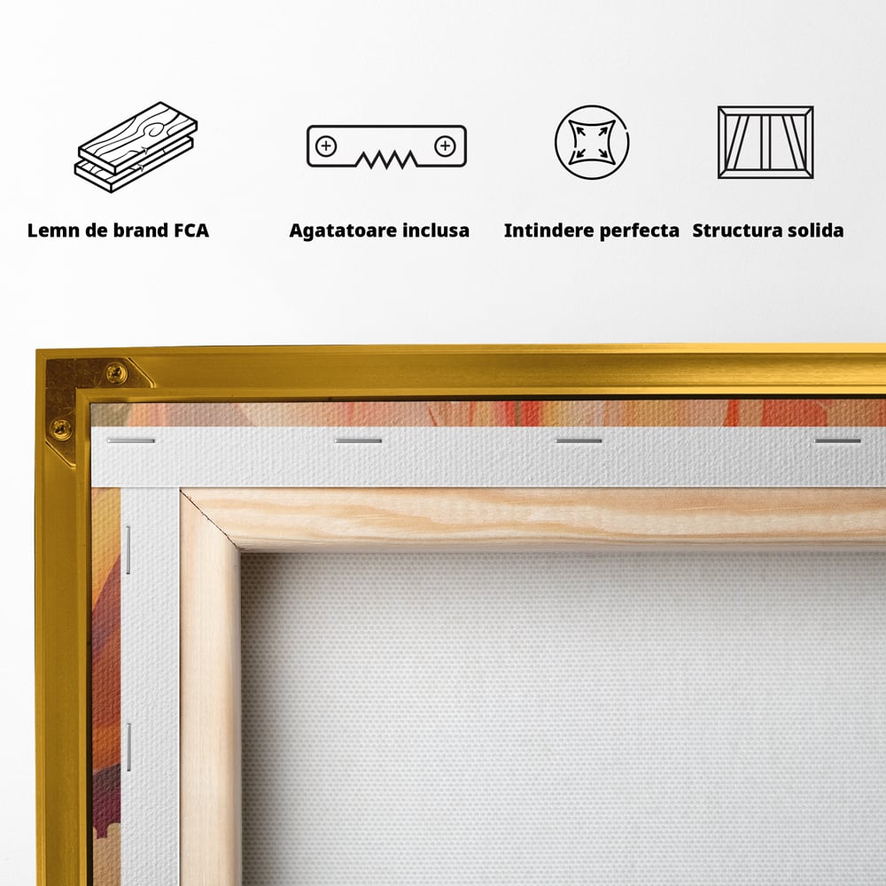 Leinwandbilder LuxCanva Premium Leinwandbilder® A1581, Blumenstrauß mit Tulpen, Schlafzimmer, Blumen, Frühling, Dekorativ, Wohnzimmer, Lebendige Farben
