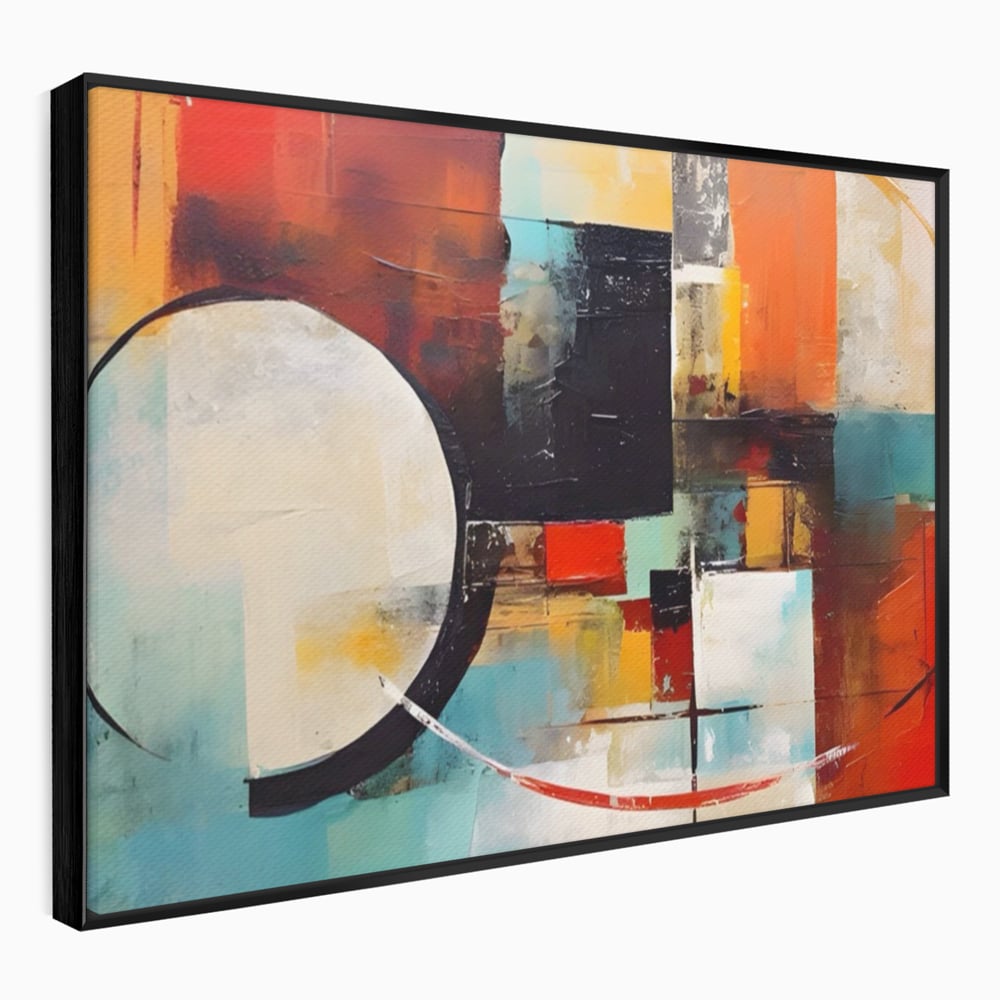 Tablou Canvas Premium LuxCanva® A1583, Melodia Infinitului , Dormitor, Abstract, Decorativ, Armonie, Living, Culori Vibrante