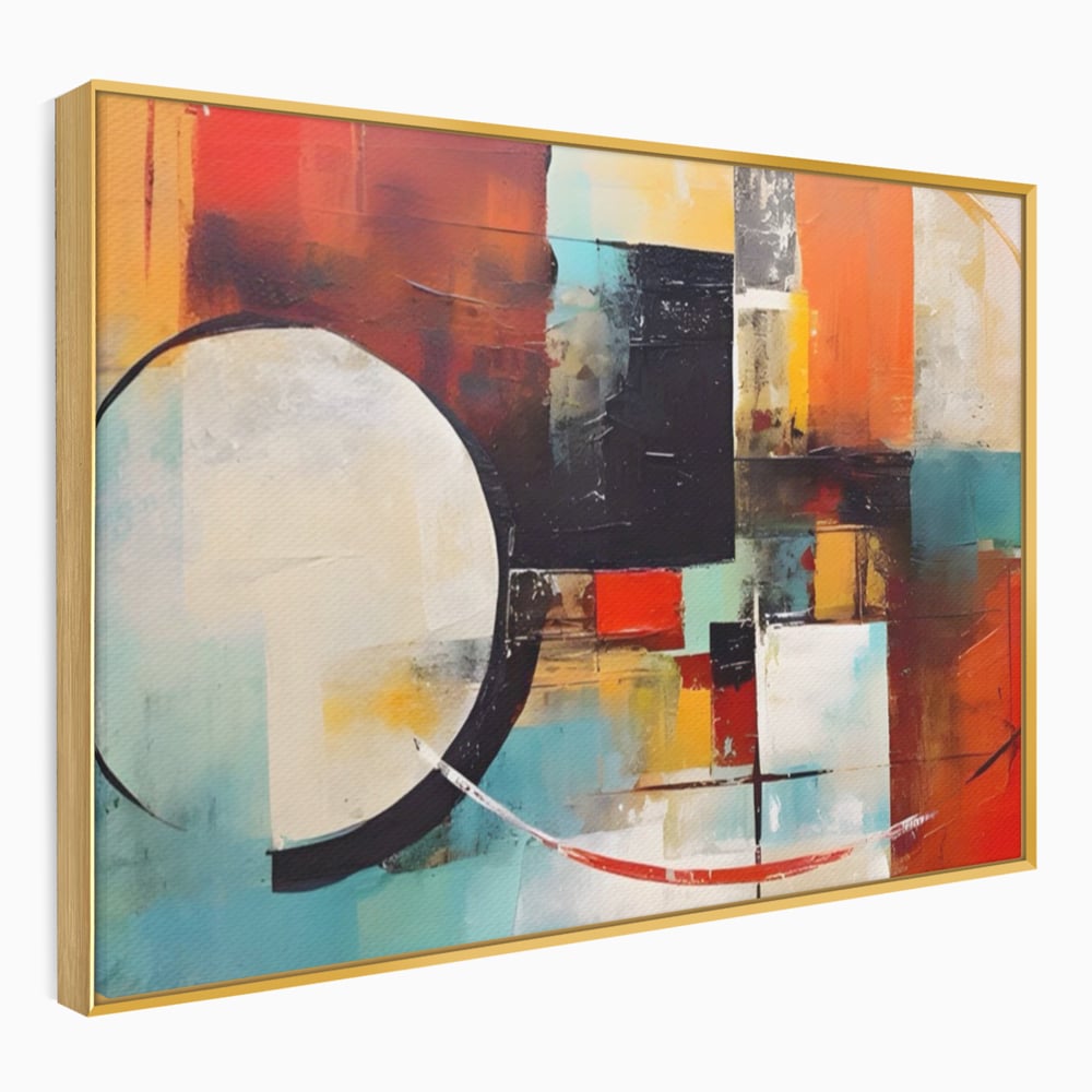 Tablou Canvas Premium LuxCanva® A1583, Melodia Infinitului , Dormitor, Abstract, Decorativ, Armonie, Living, Culori Vibrante