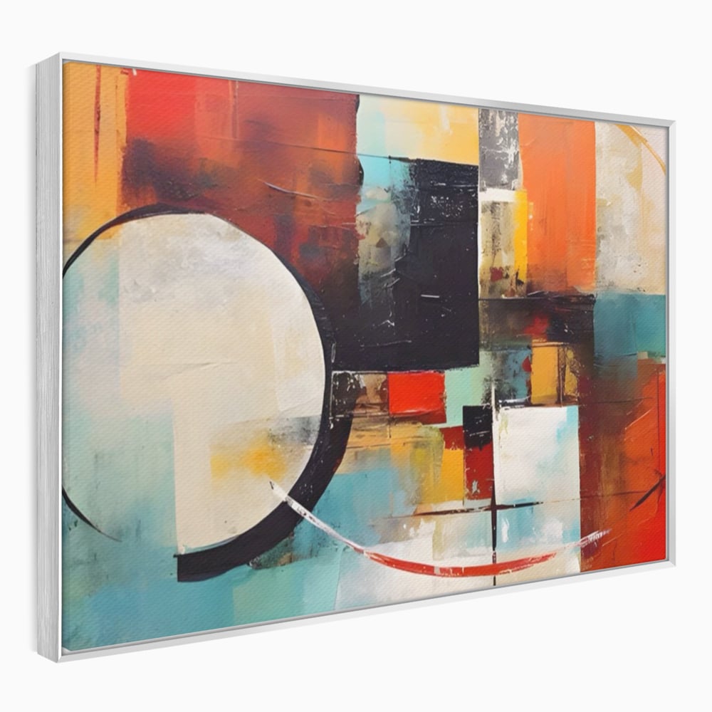 Tablou Canvas Premium LuxCanva® A1583, Melodia Infinitului , Dormitor, Abstract, Decorativ, Armonie, Living, Culori Vibrante