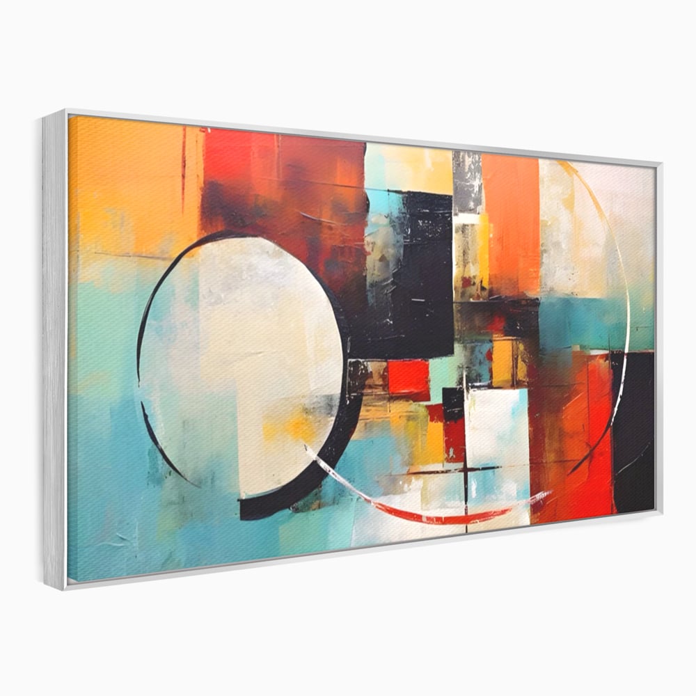 Tablou Canvas Premium LuxCanva® A1583, Melodia Infinitului , Dormitor, Abstract, Decorativ, Armonie, Living, Culori Vibrante