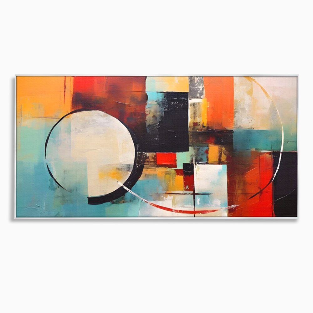Tablou Canvas Premium LuxCanva® A1583, Melodia Infinitului , Dormitor, Abstract, Decorativ, Armonie, Living, Culori Vibrante