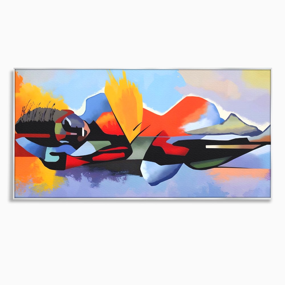 Leinwandbilder Premium LuxCanva® A1584, Somn Lin , Zimmer, Dekorativ, Abstrakt, Gesicht, Wohnen, Lebendige Farben