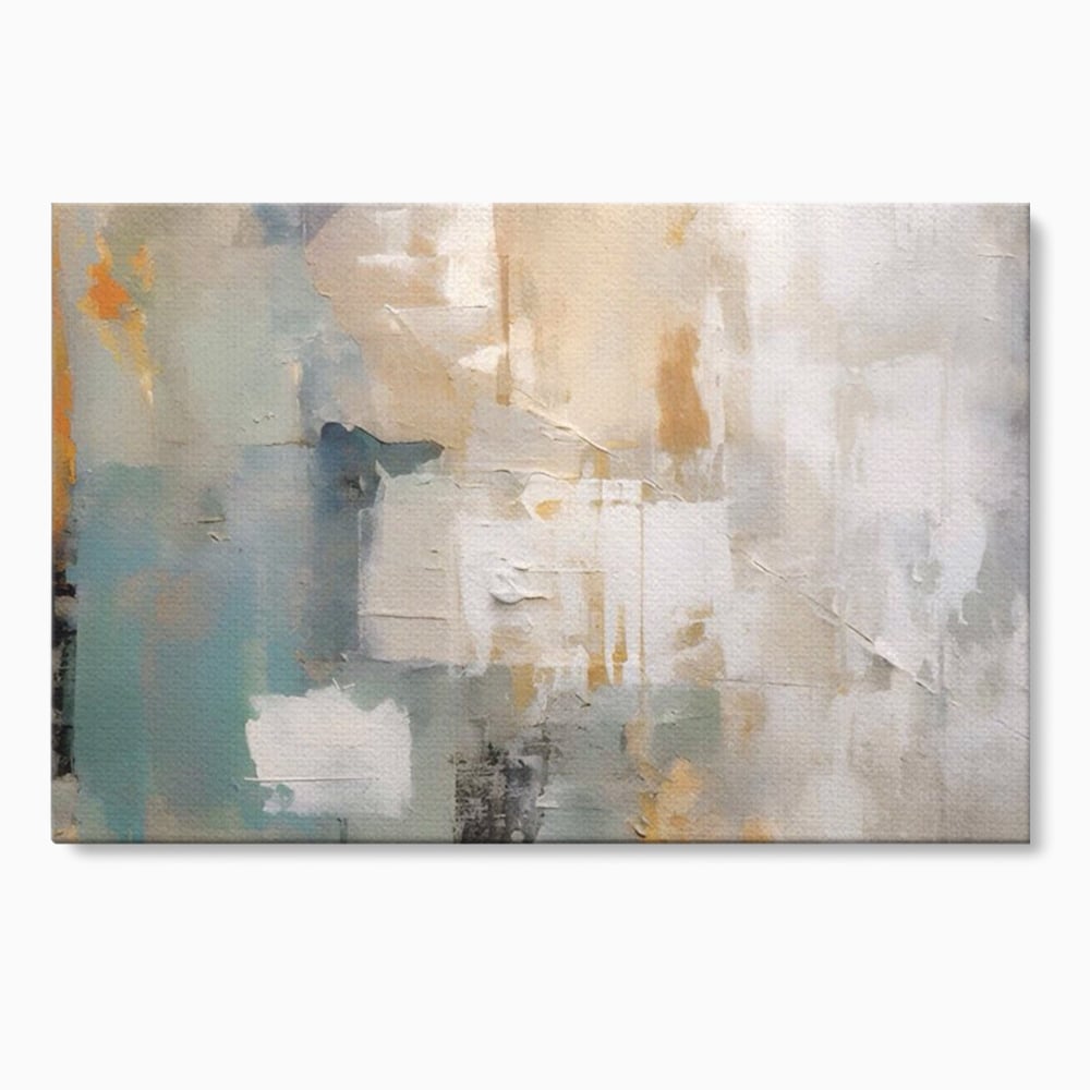 Tablou Canvas Premium LuxCanva® A1588, Color White , Room, Orizontal, Decorativ, Abstract, Living, Culori Vibrante