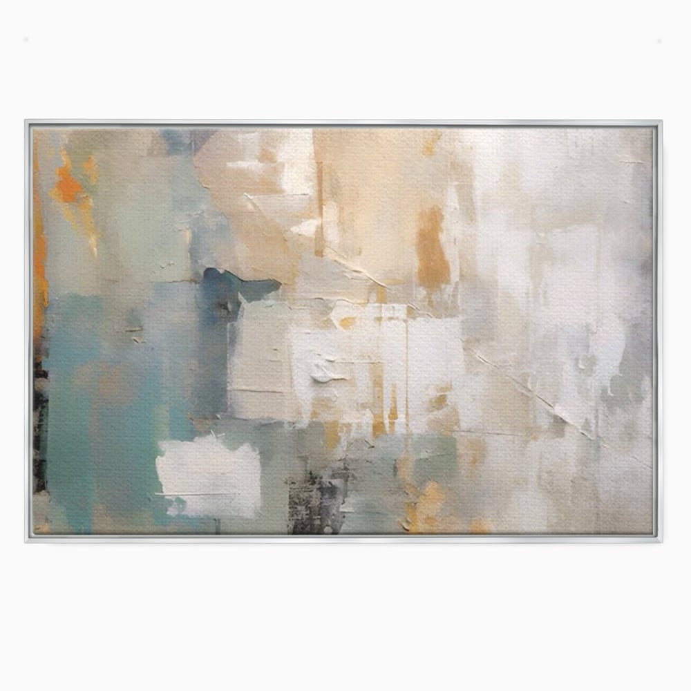 Tablou Canvas Premium LuxCanva® A1588, Color White , Room, Orizontal, Decorativ, Abstract, Living, Culori Vibrante