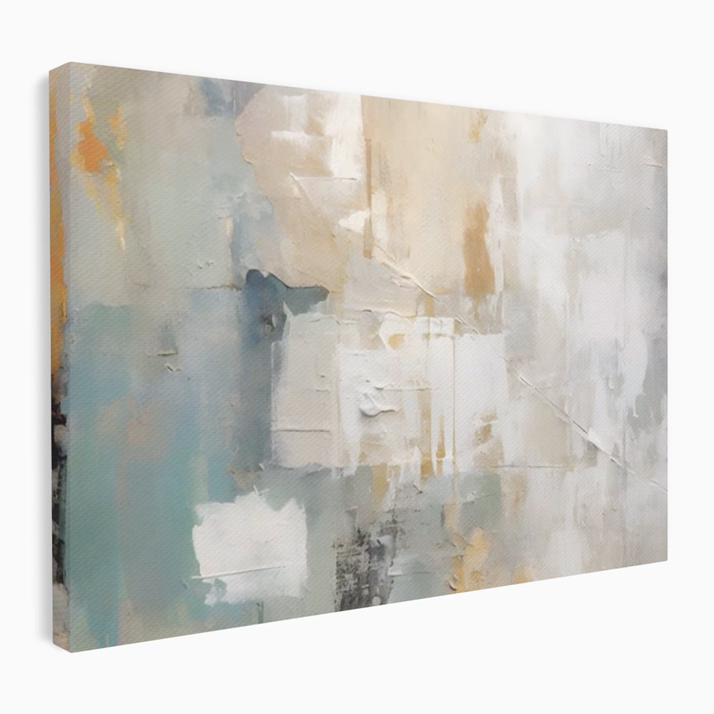 Tablou Canvas Premium LuxCanva® A1588, Color White , Room, Orizontal, Decorativ, Abstract, Living, Culori Vibrante